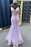 Straps Sage Green Lace Appliques Mermaid Long Prom HZ0307
