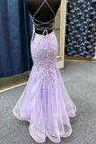 Straps Sage Green Lace Appliques Mermaid Long Prom HZ0307