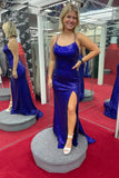 Champagne Sequin Mermaid Long Formal Dress with HZ0307
