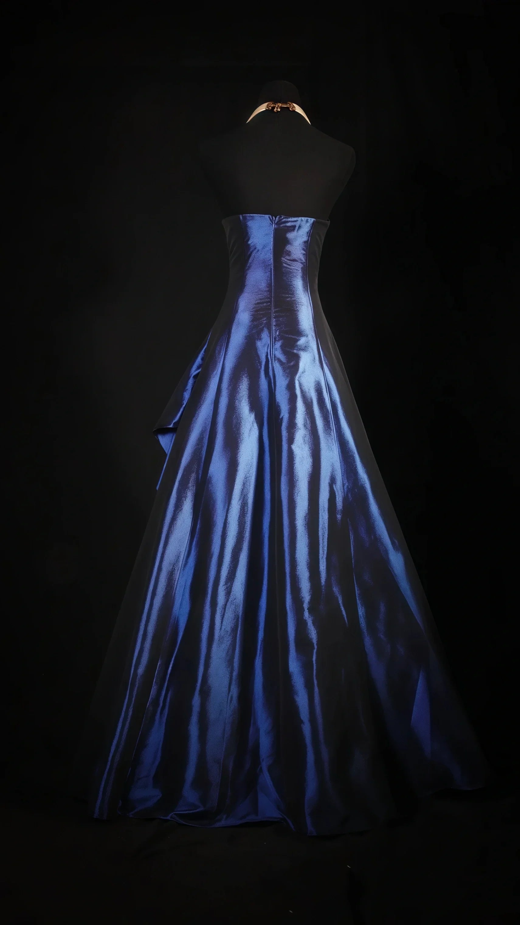 Classic Navy Blue Prom Dress, Vintage Long Party Dress, Beaded Luxury HZ0307
