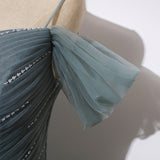 Elegant Tulle A-Line Prom Dress - Long Evening HZ0307