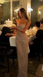 Glitter Sweetheart Mermaid Long Prom Dresses, HZ0307