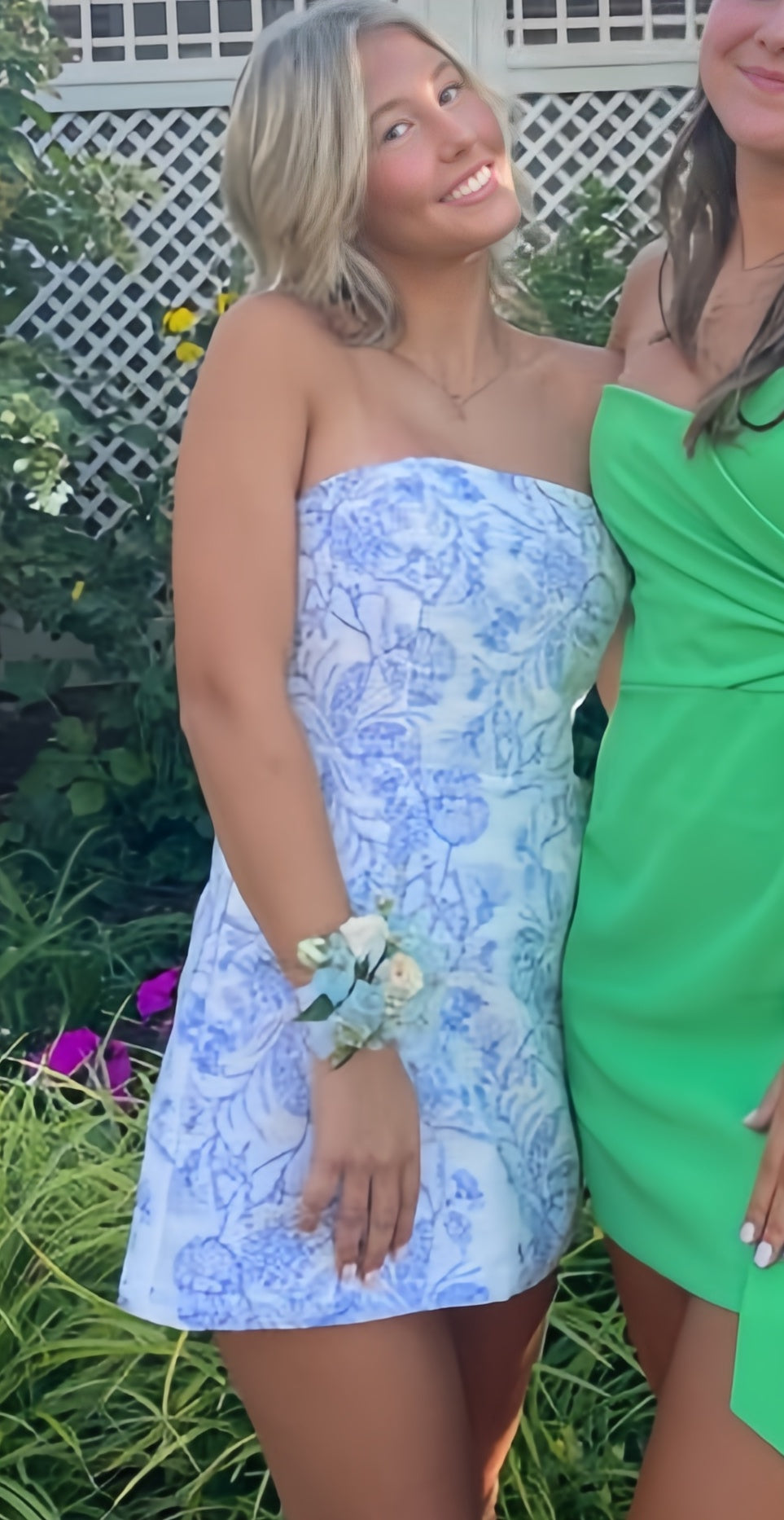 Hot Selling Floral Homecoming Dresses, Textured Mini Graduation Dress, HZ0307