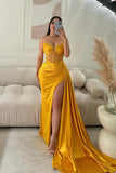 Sexy Mermaid V-neck Long Prom Dress With HZ0307