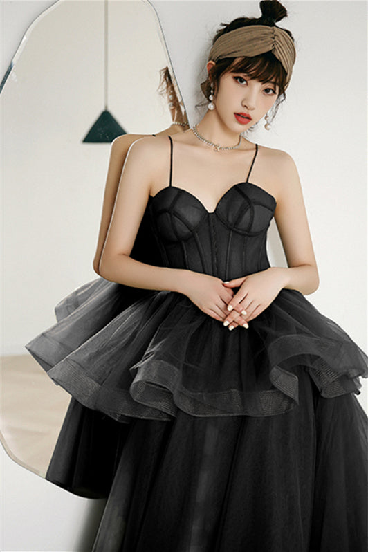 Spaghetti Straps A-line Sage Green Long Formal HZ0307