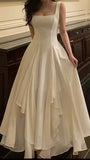 Vintage Ivory Chiffon Prom Dress - Classic Evening HZ0307